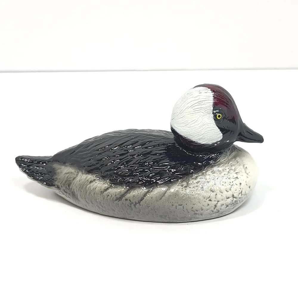 Vintage Scott Prod. Inc. Bufflehead Duck Painted Cast Metal Beer Bottle Opener